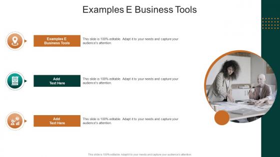 Examples E Business Tools In Powerpoint And Google Slides