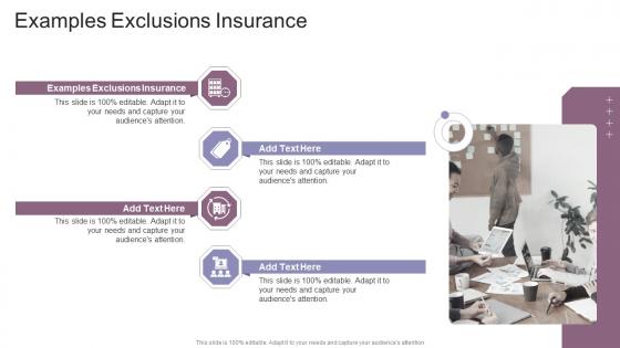 Examples Exclusions Insurance In Powerpoint And Google Slides Cpb