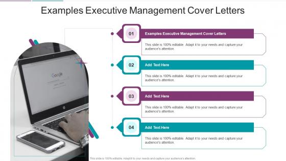 Examples Executive Management Cover Letters In Powerpoint And Google Slides Cpb