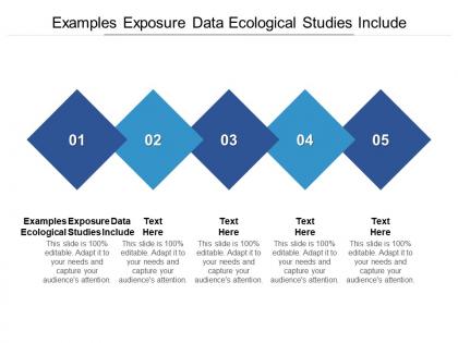 Examples exposure data ecological studies include ppt outline topics cpb