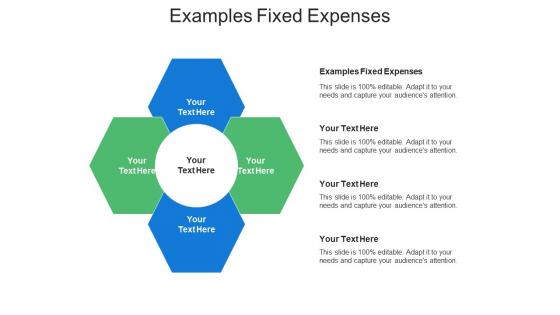 Examples fixed expenses ppt powerpoint presentation professional picture cpb