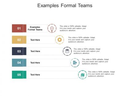 Examples formal teams ppt powerpoint presentation outline show cpb