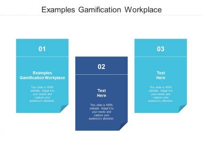 Examples gamification workplace ppt powerpoint presentation ideas graphics pictures cpb