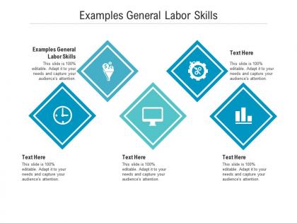Examples general labor skills ppt powerpoint presentation pictures clipart images cpb