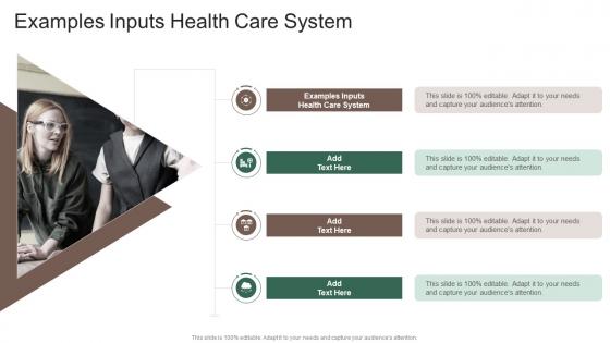 Examples Inputs Health Care System In Powerpoint And Google Slides Cpb