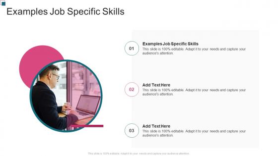 Examples Job Specific Skills In Powerpoint And Google Slides Cpb