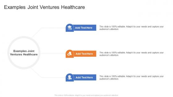 Examples Joint Ventures Healthcare In Powerpoint And Google Slides Cpb