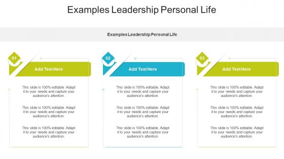 Examples Leadership Personal Life In Powerpoint And Google Slides Cpb