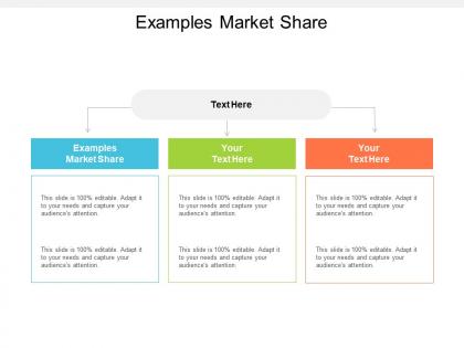 Examples market share ppt powerpoint presentation infographics show cpb