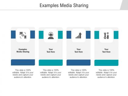 Examples media sharing ppt powerpoint presentation summary layout cpb