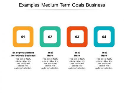 Examples medium term goals business ppt powerpoint presentation outline introduction cpb