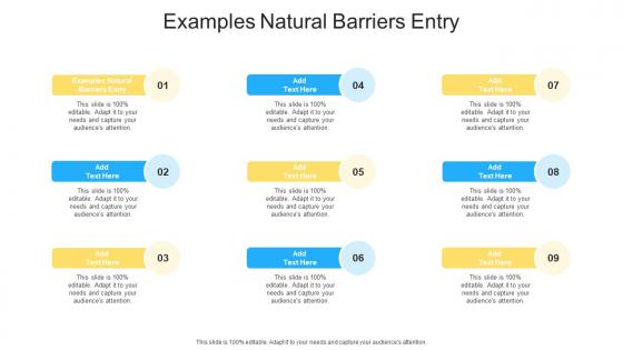 Examples Natural Barriers Entry In Powerpoint And Google Slides Cpb