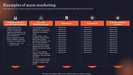 Examples Of Mass Marketing Why Is Identifying The Target Market