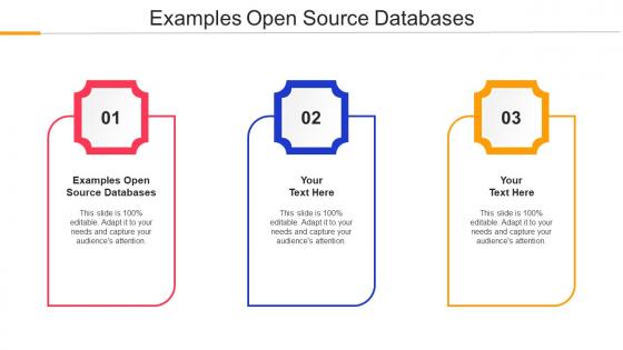 Examples Open Source Databases Ppt Powerpoint Presentation Inspiration Shapes Cpb