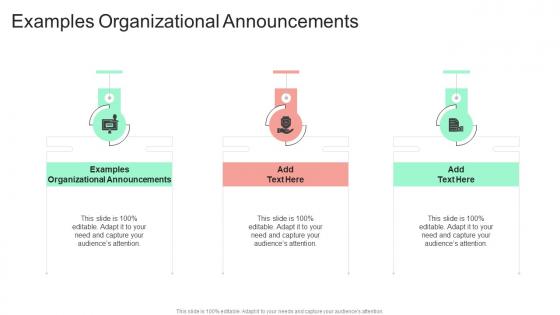 Examples Organizational Announcements In Powerpoint And Google Slides Cpb