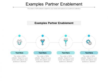 Examples partner enablement ppt powerpoint presentation portfolio inspiration cpb