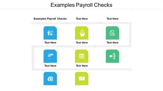 Examples payroll checks ppt powerpoint presentation infographics tips cpb