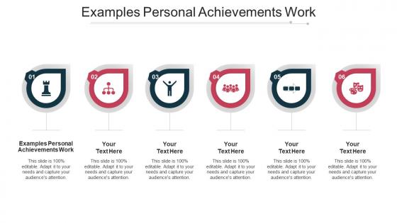 Examples Personal Achievements Work Ppt Powerpoint Presentation Layouts Example Cpb