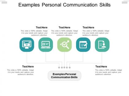 Examples personal communication skills ppt powerpoint portfolio layouts cpb