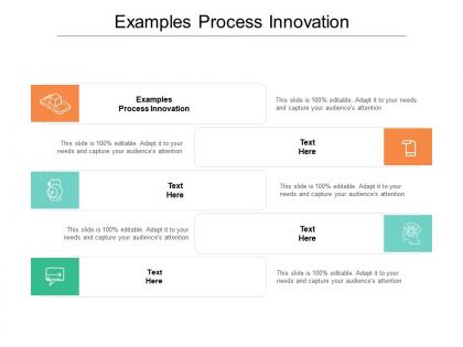 Examples process innovation ppt powerpoint presentation portfolio good cpb
