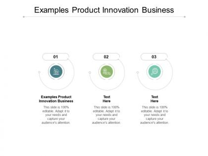Examples product innovation business ppt powerpoint presentation portfolio cpb