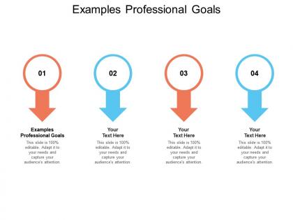 Examples professional goals ppt powerpoint presentation model inspiration cpb