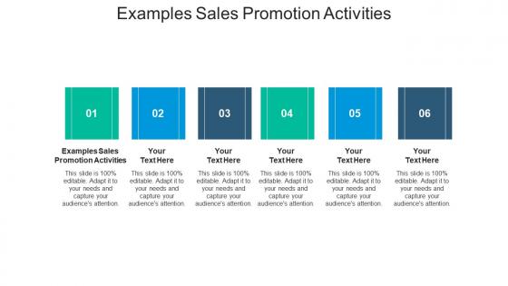 Examples sales promotion activities ppt powerpoint presentation ideas graphics example cpb