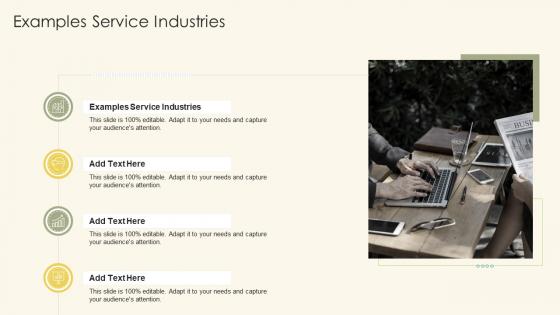 Examples Service Industries In Powerpoint And Google Slides Cpb