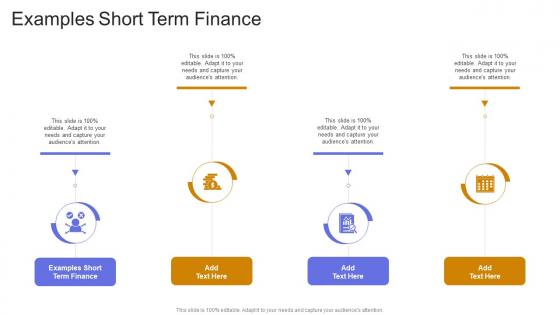 Examples Short Term Finance In Powerpoint And Google Slides Cpb