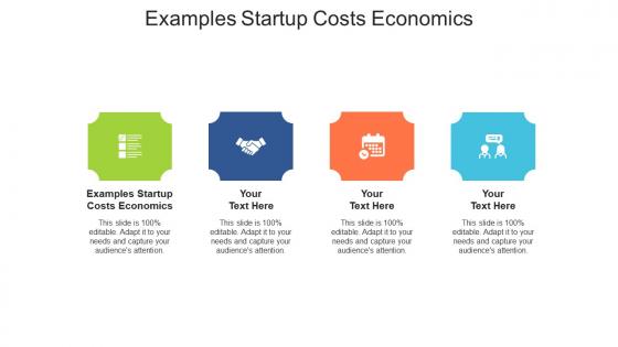 Examples startup costs economics ppt powerpoint presentation infographics themes cpb