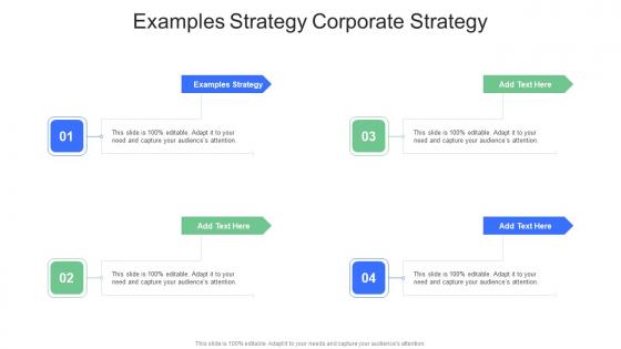 Examples Strategy Corporate Strategy In Powerpoint And Google Slides Cpb