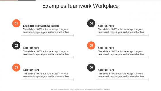 Examples Teamwork Workplace In Powerpoint And Google Slides Cpb