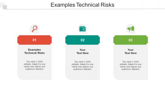 Examples Technical Risks Ppt Powerpoint Presentation Infographic Template Pictures Cpb