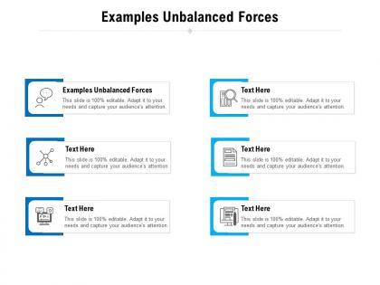 Examples unbalanced forces ppt powerpoint presentation layouts maker cpb