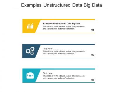 Examples unstructured data big data ppt powerpoint presentation inspiration graphics cpb