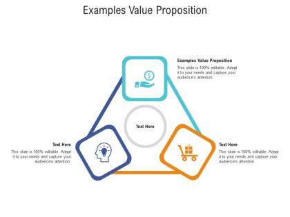 Examples value proposition ppt powerpoint presentation summary styles cpb