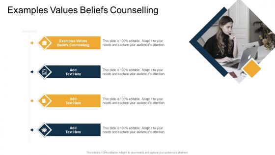 Examples Values Beliefs Counselling In Powerpoint And Google Slides Cpb