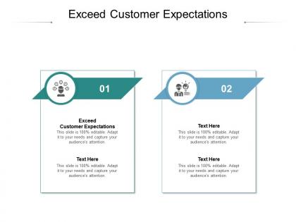 Exceed customer expectations ppt powerpoint presentation ideas show cpb
