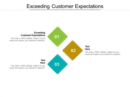 Exceeding customer expectations ppt powerpoint presentation layouts picture cpb