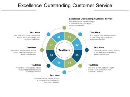 Excellence outstanding customer service ppt powerpoint presentation infographic template example 2015 cpb