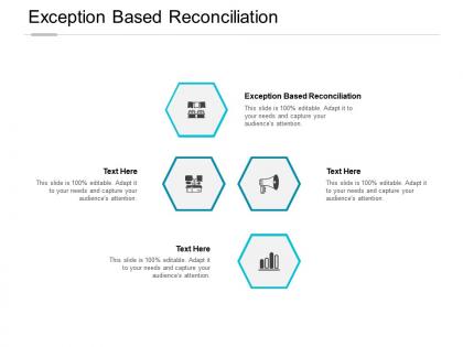 Exception based reconciliation ppt powerpoint presentation model design templates cpb