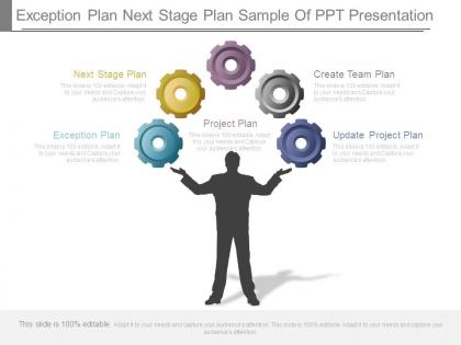 Exception plan next stage plan sample of ppt presentation