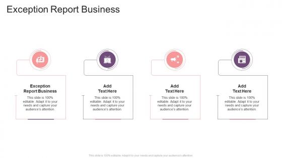 Exception Report Business In Powerpoint And Google Slides Cpb