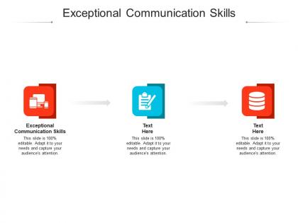 Exceptional communication skills ppt powerpoint presentation slides graphic images cpb