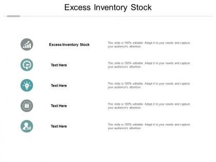 Excess inventory stock ppt powerpoint presentation visual aids professional cpb