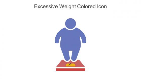 Excessive Weight Colored Icon In Powerpoint Pptx Png And Editable Eps Format