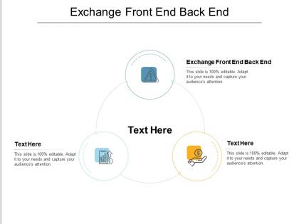 Exchange front end back end ppt powerpoint presentation outline designs download cpb