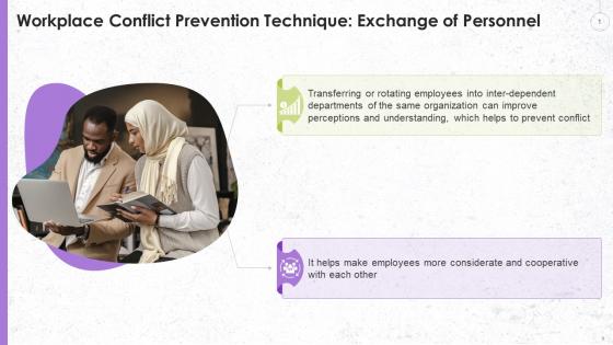 Exchange Of Personnel Technique For Conflict Prevention Training Ppt