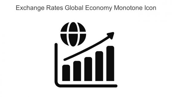 Exchange Rates Global Economy Monotone Icon In Powerpoint Pptx Png And Editable Eps Format