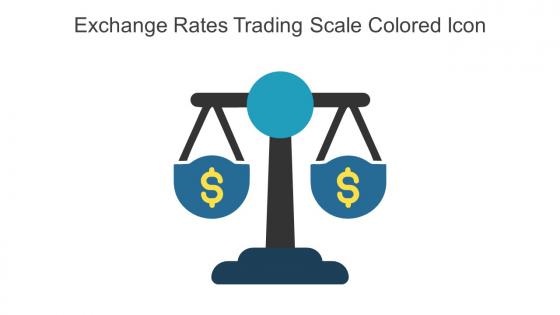 Exchange Rates Trading Scale Colored Icon In Powerpoint Pptx Png And Editable Eps Format